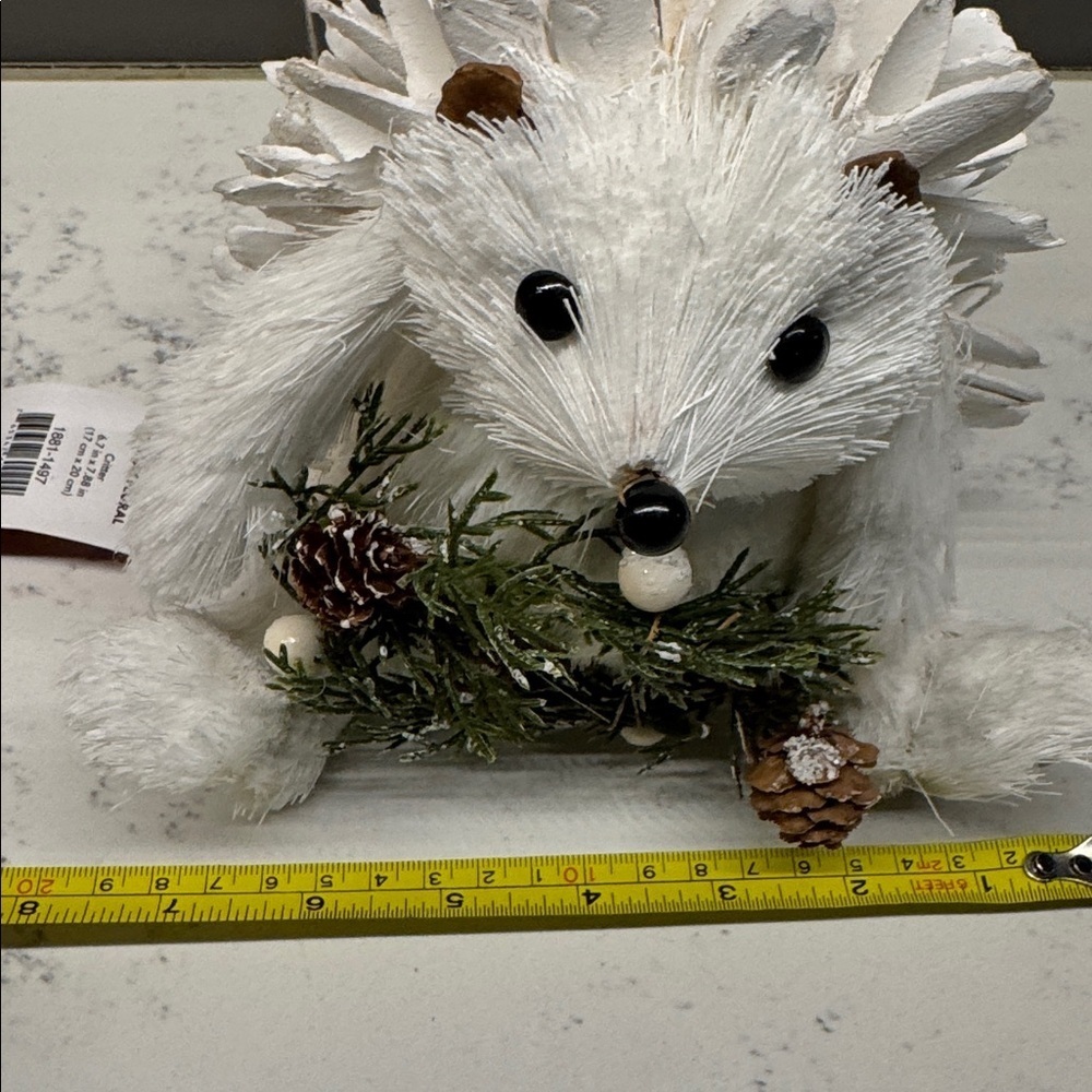 Pinecone Hedgehog Holiday Ornament - Picture 3 of 6